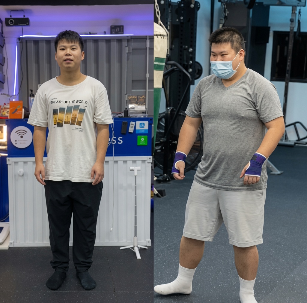 Tony 減肥成功前後對比 92kg 減至 68kg 荔枝角私人教練 Native Fitness